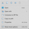 Disable "Show more options" context menu in Windows 11