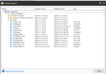 First 309 Mb Fat Primary Partition.png