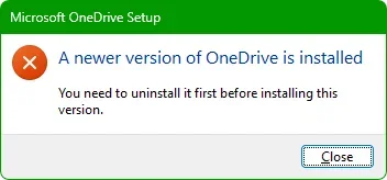 OneDrive - A Newer Version Is Installed.webp