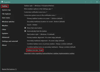Taskbar icon size Small.webp