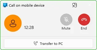 Phone Link Call Window.webp