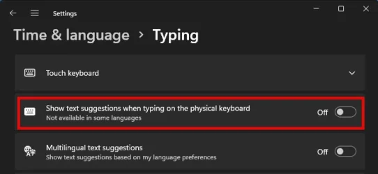 windows11 text suggestions.webp