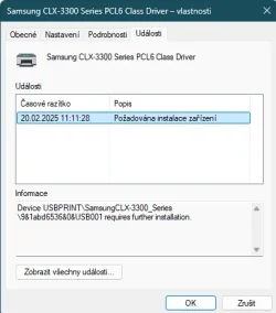 Samsung CLX-3300 Series - Události 2025-02-20.webp