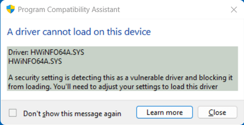 Drviver cannot load on this device DELL.png