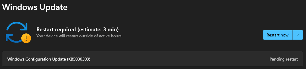 Windows Configuration Update KB5030509.png