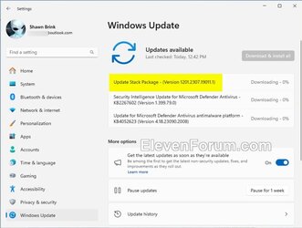 Update Stack Package 1201.2307.19011.1 for Windows 11 Insiders in Dev ...