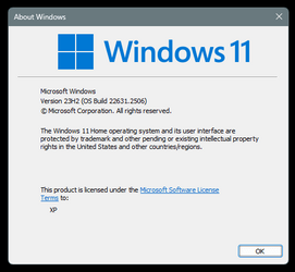 Windows 11 23H2 Build 22631.2506 released to the public