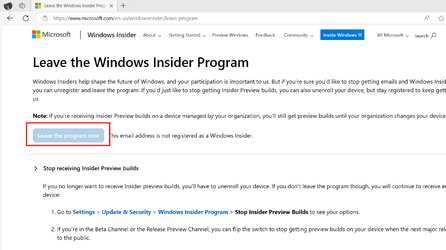 How to Switch from Insider to a Stable Build of Windows 11 