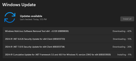 KB5034212 Windows 11 Insider Beta Build 22635.2921 (23H2) - Jan. 4 ...