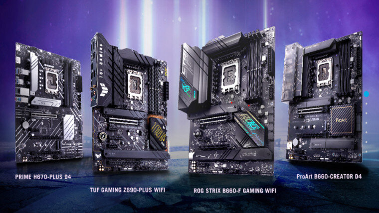 ASUS announces 600 Series motherboards support for 13th Gen Intel ...