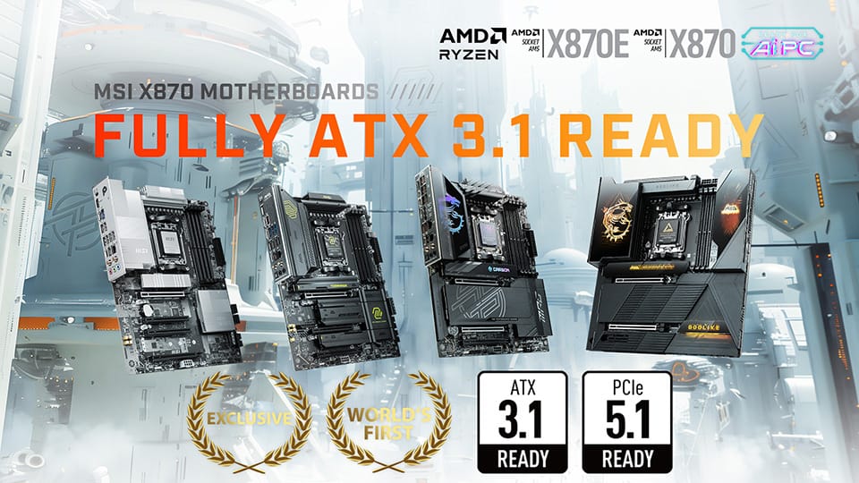 ATX 3.1 Ready Motherboard