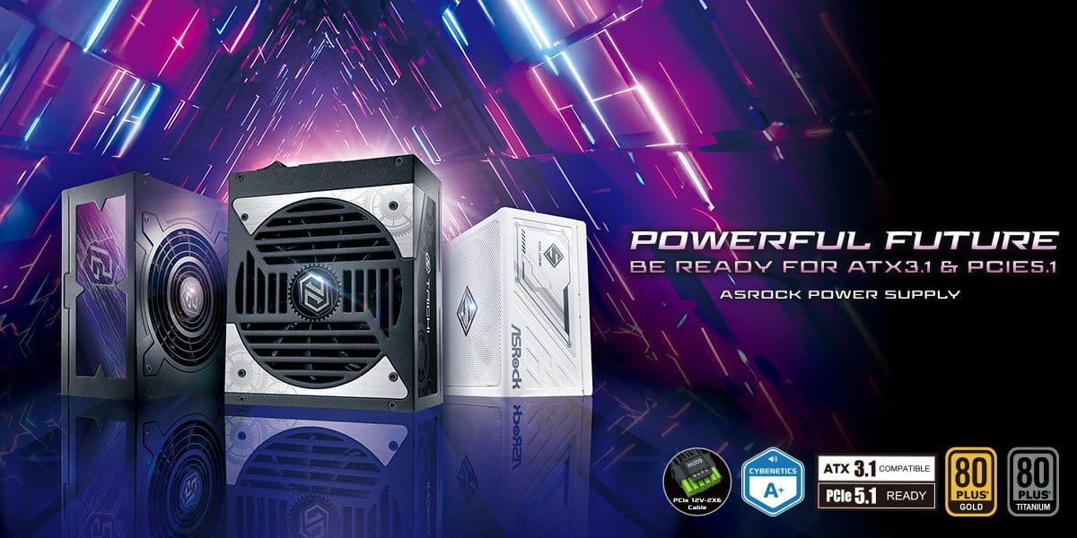 ASRock Unveils Cutting-Edge ATX 3.1 & PCIe 5.1 Power Supply Units for Ultimate Performance